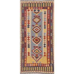 7 X 3 hand knotted woven turkish kilim early 20th/c