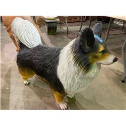 Poliresin dog statue