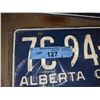 Image 1 : A pair of vintage Alberta number plate 1972