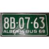 Image 1 : A pair of vintage Alberta number plate 1968