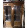 Image 2 : Vintage Wooden bookcase with 3 door glass cabinets (no key) from Chilling Adventures(season 4)