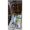Image 1 : Clothing rack with steam iron, vacuum and etc.