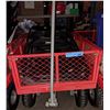 Image 2 : wagon and contents (foldable chairs)