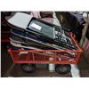 Image 1 : wagon and contents (foldable chairs)
