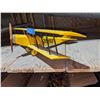 Image 1 : Curtis Bi-plane Model made from wood, fabric and metal -