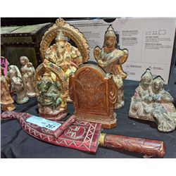 Prop Knife and clay statues from Chilling Adventures(season 4)