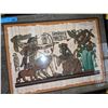 Image 2 : papyrus picture with certificate of authentication