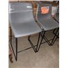 Image 1 : a pair of grey barstools 29"