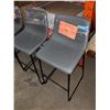 Image 1 : a pair of grey barstools 29"