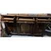 Image 2 : Early 1900s Wooden 3 drawer and 3 door Buffet from Chilling Adventures(season 4)  ( approx 6ft. x 2