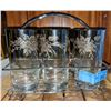 Image 1 : Silver overlay retro glass set from Chilling Adventures(season 4)