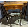 Image 1 : 1920s barley twist Hall console with drawer from Chilling Adventures(season 4)