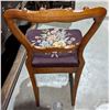 Image 2 : Victorian tapestry seat chair from Chilling Adventures(season 4)