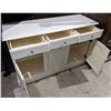 Image 2 : Modern buffet with 3 drawer and 3 cabinets (Approx. 50" W x 16" D x 32" H) from Sabrina and the teen