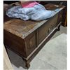 Image 2 : Cedar lined blanket chest with blanket (Approx. 19" x 40") from Chilling Adventures(season 4)
