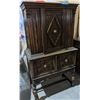 Image 1 : Oak court cabinet (Approx. 34" x 15" x 62") from Chilling Adventures(season 4)