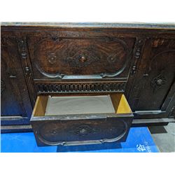 Antique sideboard from Chilling Adventures(season 4)  (Approx. 5ft x 23" x 32" H)