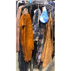 Rack of clothing from the Sci-Fi show