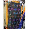 Image 3 : Half rack of costumes including under armour skull caps,scarves and pants