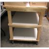 Image 1 : Rolling 3 tier counter (30" x 73" x 36")