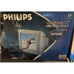 25" Philips colour TV (new in box) - 25PS40S