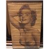 Image 2 : 2 Marilyn Monroe's picture on bamboo and one vintage glass stand (without glass)Ê