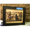Image 1 : One small framed egytpian picture and a taki