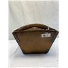 Image 1 : Nice Antique Asian Wooden Rice Bucket, 13"x13"x11"