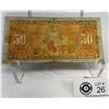 Image 3 : 1937 $50 Bank Of Canada Note In Holder