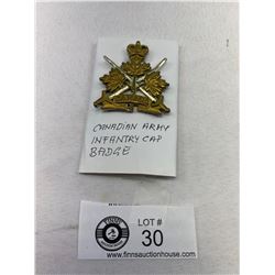 Nice Canadian Army Infantry Cap Badge