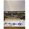 Image 3 : Gillow's Lockheed P38L Lightning Balsa Wood Airplane Model Kit, US Air Force WW2 Fighter Jet, 40" Wi