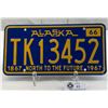 Image 1 : 1966 Alaska Truck License Plate, Gem Mint, In Original Plastic Sleeve