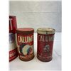 Image 3 : 4 Vintage Calumet Baking Powder Tins, 1 Large, 3 Small, All Different, Amazing Graphics