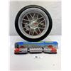 Image 2 : 14" Car Tire Wall Clock, Working And 12.5" Wind-Up Schilling Express Train, New In Open Box