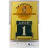 Image 1 : Rare The Employers' Liability Assurance Corporation Limited Perpetual Calendar, ST. Thomas Metal Sig