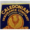 Image 2 : Vintage Caledonian Insurance Company Founded 1805 Sign, St. Thomas Metal Signs, Canada