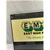 Image 4 : EMT East Man Feeds "The Premix People" Sign, 12"x27", Nice Shape