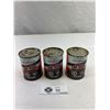 Image 1 : 3 4oz Motomaster Gas Flow Antifreeze Tins, Display Nicely, Full