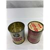 Image 3 : Vintage Valve-Lube Lubricant, Great Graphics And White Rose Motor Oil Tin