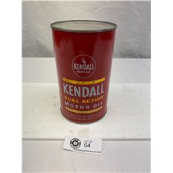 Vintage Kendall Dual Action Motor Oil Empty Tin