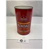 Image 1 : Vintage Kendall Dual Action Motor Oil Empty Tin