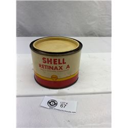 Vintage Shell Retinax A Multi-Purpose Lubricant, 1lb, Partially Full Can