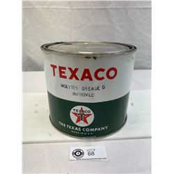 Vintage Texaco 5lb Full Molytex Grease Can