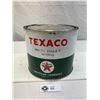 Image 1 : Vintage Texaco 5lb Full Molytex Grease Can