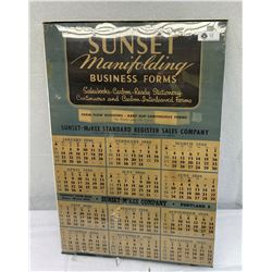 1946 Calendar, Sunset Business Forms