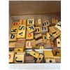 Image 3 : Vintage Wooden Blocks, Box Full
