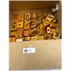 Image 4 : Vintage Wooden Blocks, Box Full