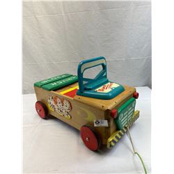 Vintage Kids Block Truck