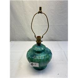 Beautiful Small Green Medalta Lamp Base