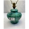 Image 2 : Beautiful Small Green Medalta Lamp Base
